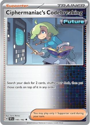 Ciphermaniac's Codebreaking - 145/162 145 - SV05 Temporal Forces Reverse Holofoil