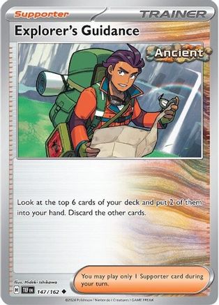 Explorer's Guidance - 147/162 147 - SV05 Temporal Forces Reverse Holofoil