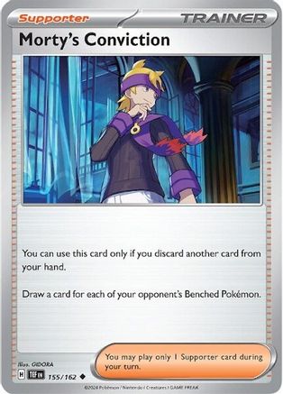 Morty's Conviction - 155/162 155 - SV05 Temporal Forces Reverse Holofoil
