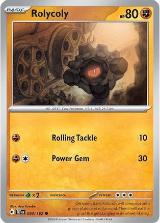 Rolycoly 93 - SV05 Temporal Forces Reverse Holofoil
