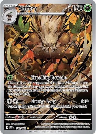 Shiftry - 163/162 163 - SV05 Temporal Forces Holofoil
