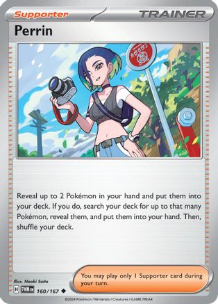 Perrin - 160/167 160 - SV06 Twilight Masquerade Reverse Holofoil