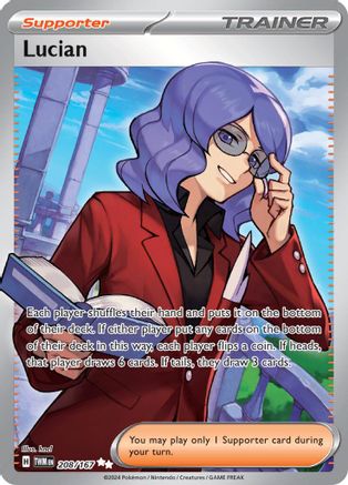 Lucian - 208/167 208 - SV06 Twilight Masquerade Holofoil