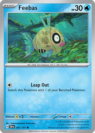 Feebas - 041/191 41 - SV08 Surging Sparks Reverse Holofoil