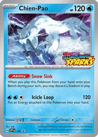 Chien-Pao - 152 152 - SV Scarlet & Violet Promo Cards Holofoil