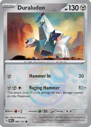 Duraludon (Master Ball Pattern) 69 - SV Prismatic Evolutions Holofoil