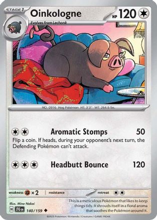 Oinkologne 140 - SV09 Journey Together Reverse Holofoil