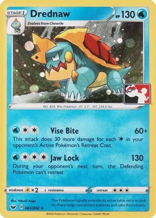 Drednaw - 061/202 (League Promo) 61 - League & Championship Cards Holofoil