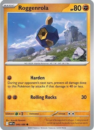 Roggenrola - 043/086 43 - SV White Flare