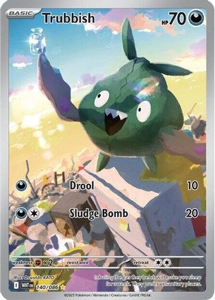 Trubbish - 138/086 138 - SV White Flare Holofoil