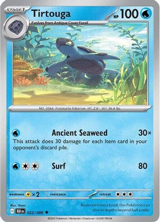 Tirtouga - 025/086 25 - SV Black Bolt