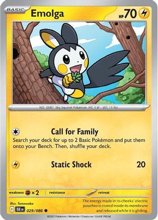 Emolga - 032/086 32 - SV Black Bolt