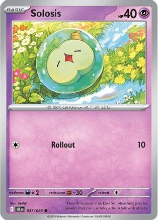 Solosis - 040/086 40 - SV Black Bolt Holofoil