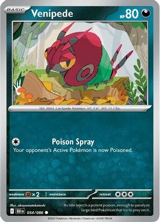 Venipede - 057/086 57 - SV Black Bolt