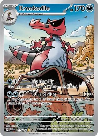 Krookodile - 143/086 143 - SV Black Bolt Holofoil