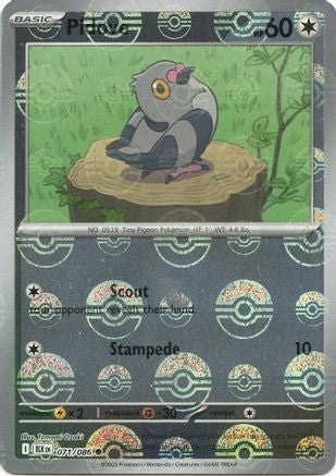 Pidove - 073/086 (Poke Ball Pattern) 73 - SV Black Bolt Holofoil
