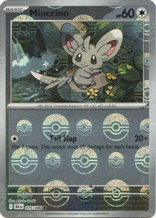 Minccino - 077/086 (Poke Ball Pattern) 77 - SV Black Bolt Holofoil