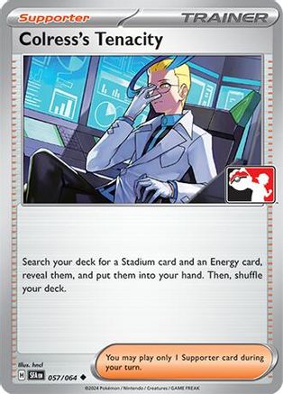 Colress's Tenacity - 057/064 57 - Prize Pack Series Cards Holofoil