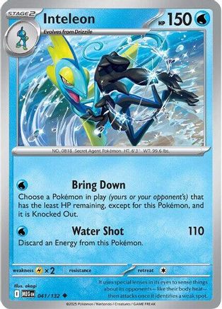 Inteleon - 041/132 41 - ME01 Mega Evolution