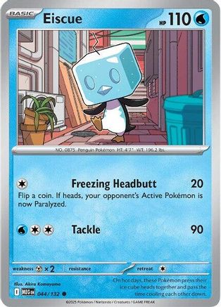 Eiscue 44 - ME01 Mega Evolution Reverse Holofoil