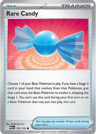 Rare Candy - 125/132 125 - ME01 Mega Evolution