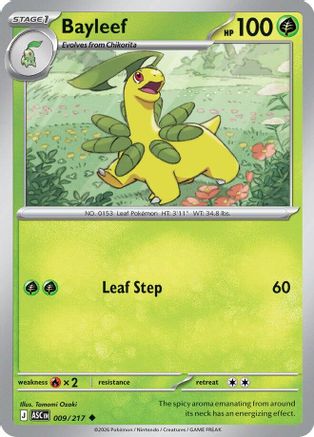 Bayleef 9 - ME Ascended Heroes Reverse Holofoil