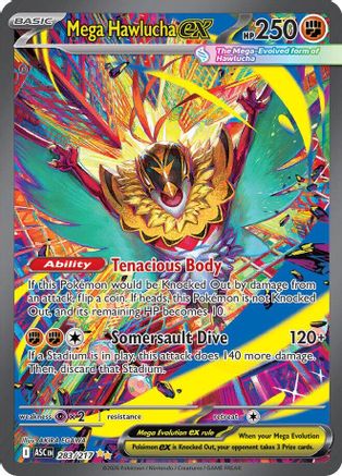 Mega Hawlucha ex - 283/217 283 - ME Ascended Heroes Holofoil