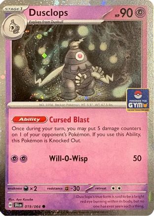 Dusclops (Southeast Asia Exclusive) 19 - League & Championship Cards Holofoil