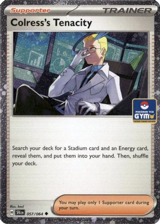 Colress's Tenacity (Gym Stamp Asia Exclusive) 57 - Miscellaneous Cards & Products Holofoil