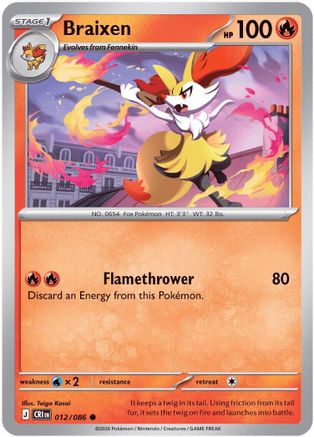 Braixen 12 - ME04 Chaos Rising
