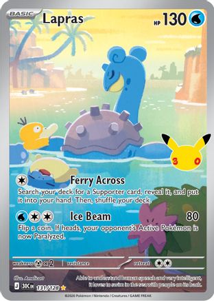 Lapras 131 - ME 30th Celebration Holofoil