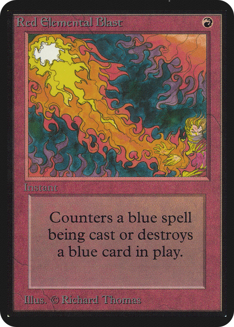 Red Elemental Blast (LEA-169) - Limited Edition Alpha