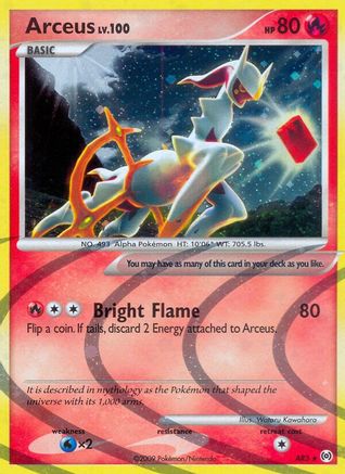 Arceus (AR3) AR3/99 - Arceus Holofoil