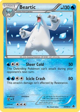 Beartic (30) 30/98 - Emerging Powers Holofoil