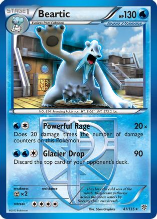 Beartic (Team Plasma) 41/135 - Plasma Storm