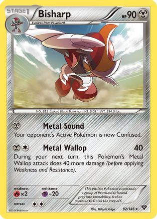 Bisharp 82/146 - XY Base Set Reverse Holofoil