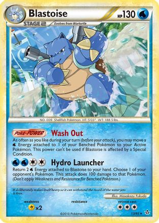 Blastoise 13/95 - Unleashed Reverse Holofoil
