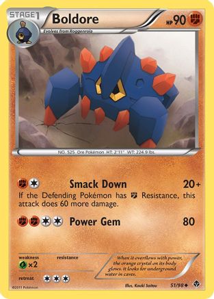 Boldore (51) 51/98 - Emerging Powers Reverse Holofoil