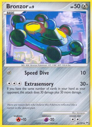 Bronzor (34) 34/99 - Arceus Reverse Holofoil