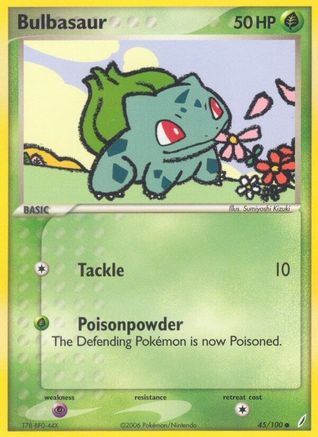 Bulbasaur - 045/100 45/100 - Crystal Guardians Reverse Holofoil