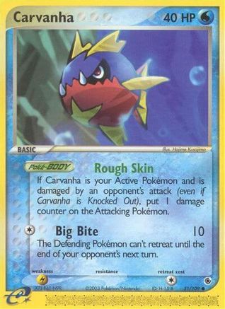 Carvanha 51/109 - Ruby and Sapphire