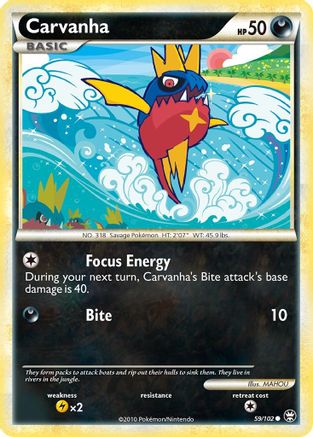 Carvanha 59/102 - Triumphant Reverse Holofoil