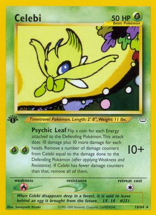 Celebi (16) 16/64 - Neo Revelation 1st Edition