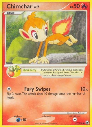 Chimchar (57) 57/100 - Majestic Dawn