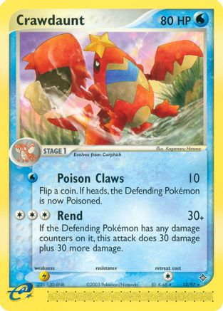 Crawdaunt - 13/97 13/97 - Dragon