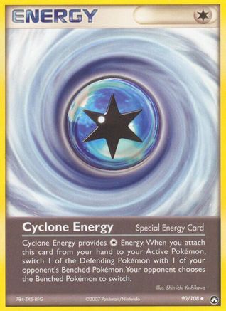 Cyclone Energy 90/108 - Power Keepers Reverse Holofoil