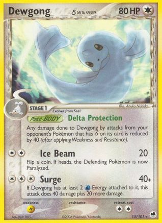 Dewgong (Delta Species) 15/101 - Dragon Frontiers