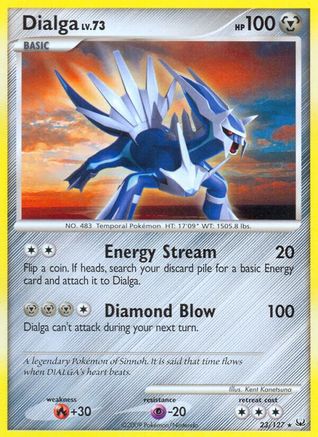 Dialga (23) 23/127 - Platinum Reverse Holofoil