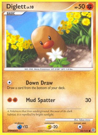 Diglett 85/132 - Secret Wonders Reverse Holofoil