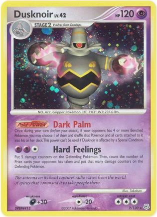 Dusknoir 2/130 - Diamond and Pearl Reverse Holofoil